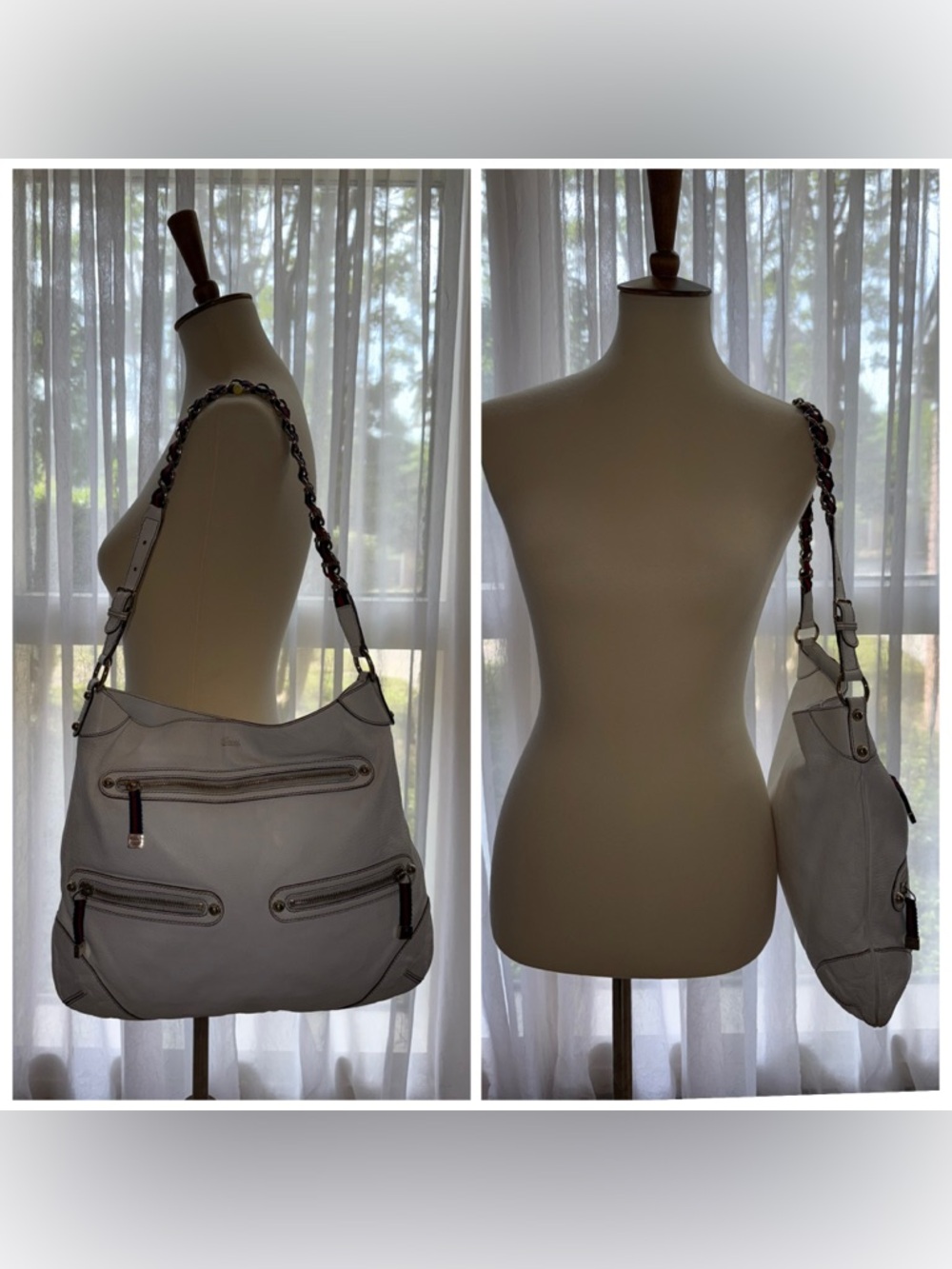 Gucci Capri Ranch Leather Hobo Chain Bag - Picture 12 of 14